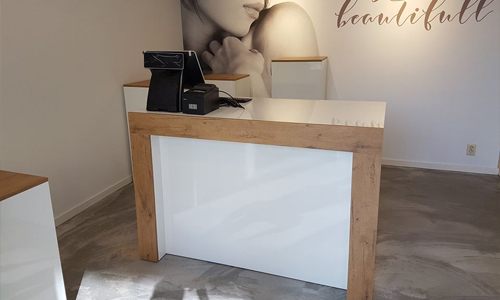 Toonbank voor winkel of salon